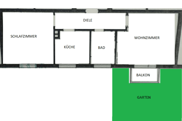 Pronájem bytu 2+kk 50 m², Unterstr. 72, Essen Pronájem bytu 2+kk 50 m², Unterstr. 72, Essen