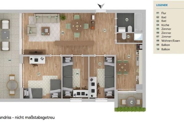 Prodej bytu 4+1 84 m², Berliner Straße 35, Ingolstadt, Bavorsko Prodej bytu 4+1 84 m², Berliner Straße 35, Ingolstadt, Bavorsko