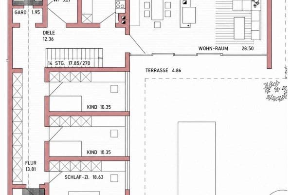 Prodej domu 140 m², pozemek 525 m², Krailling, Bavorsko Prodej domu 140 m², pozemek 525 m², Krailling, Bavorsko