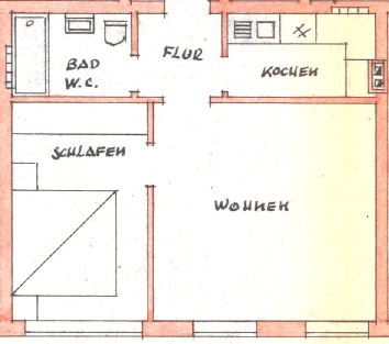 Pronájem bytu 2+1 39 m², Balbiererstraße 10, Fürth Pronájem bytu 2+1 39 m², Balbiererstraße 10, Fürth
