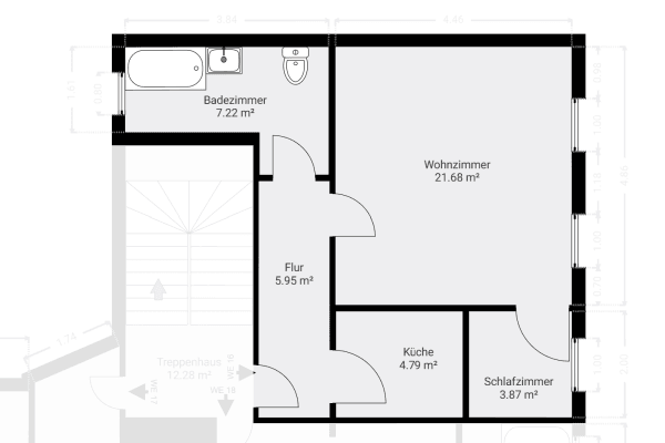 Pronájem bytu 2+1 44 m², Sieverstorstraße 1, Magdeburg, Sasko-Anhaltsko Pronájem bytu 2+1 44 m², Sieverstorstraße 1, Magdeburg, Sasko-Anhaltsko
