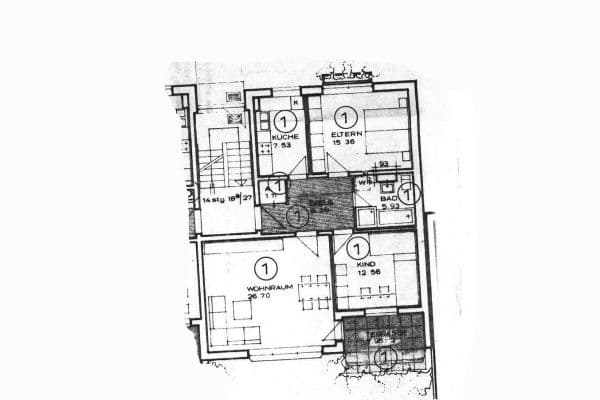 Prodej bytu 3+1 81 m², Blumhardthof 19, Hannover Prodej bytu 3+1 81 m², Blumhardthof 19, Hannover