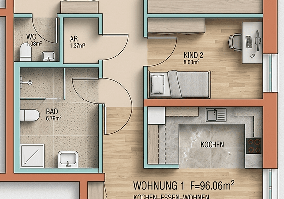 Prodej bytu 4+1 97 m², Baden-Baden Prodej bytu 4+1 97 m², Baden-Baden