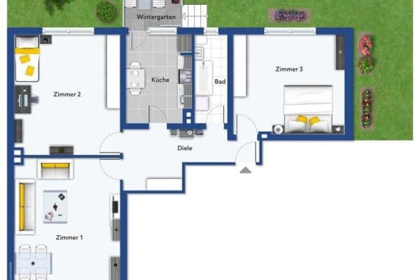 Pronájem bytu 3+1 106 m², Bergmannstr. 15, Hildesheim, Dolní Sasko Pronájem bytu 3+1 106 m², Bergmannstr. 15, Hildesheim, Dolní Sasko