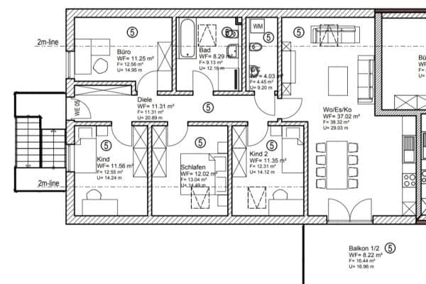 Pronájem bytu 5+1 121 m², Falkenstraße 6, Regenstauf Pronájem bytu 5+1 121 m², Falkenstraße 6, Regenstauf