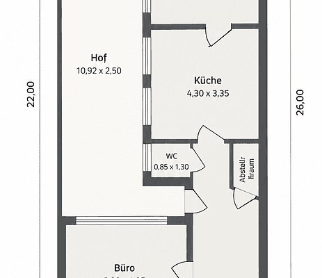 Pronájem kanceláře 80 m², Blücherstraße 11, Krefeld, Severní Porýní-Vestfálsko Pronájem kanceláře 80 m², Blücherstraße 11, Krefeld, Severní Porýní-Vestfálsko