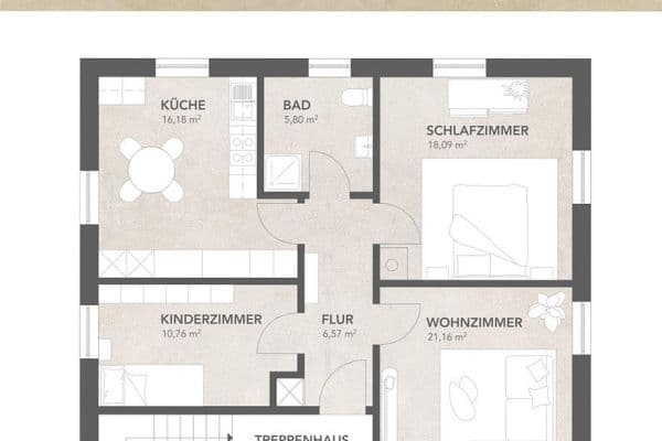 Pronájem bytu 3+1 79 m², Schwedenstraße 31, Salem-Beuren Pronájem bytu 3+1 79 m², Schwedenstraße 31, Salem-Beuren