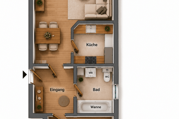 Pronájem bytu 2+1 51 m², Meißner Straße 1, Dresden Pronájem bytu 2+1 51 m², Meißner Straße 1, Dresden