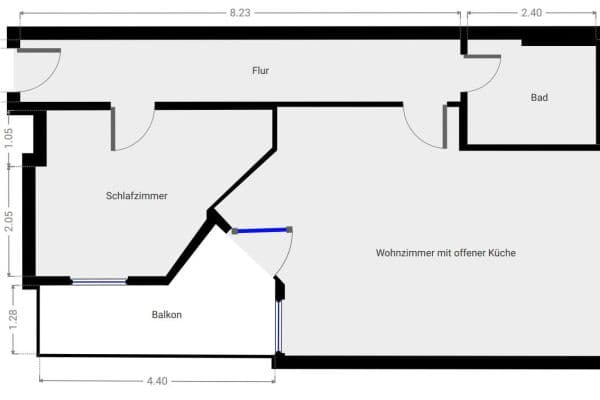 Pronájem bytu 2+1 56 m², Magdeburg, Sasko-Anhaltsko Pronájem bytu 2+1 56 m², Magdeburg, Sasko-Anhaltsko