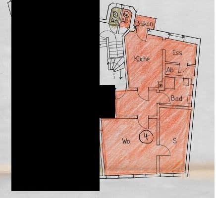 Pronájem bytu 2+kk 58 m², Gerbergasse 31, Bad Kreuznach Pronájem bytu 2+kk 58 m², Gerbergasse 31, Bad Kreuznach