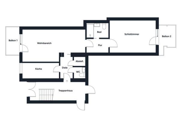 Prodej bytu 2+1 68 m², Beihinger Straße, Ludwigsburg Prodej bytu 2+1 68 m², Beihinger Straße, Ludwigsburg