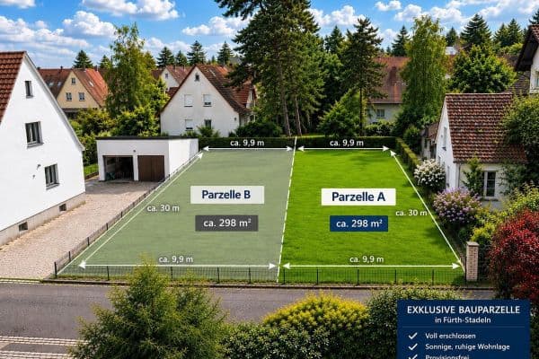 Prodej pozemku 298 m², Fürth Prodej pozemku 298 m², Fürth