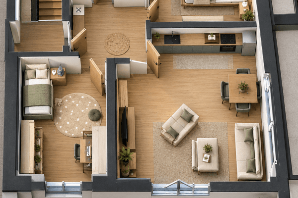 Pronájem bytu 3+1 75 m², Otterfing, Bavorsko Pronájem bytu 3+1 75 m², Otterfing, Bavorsko