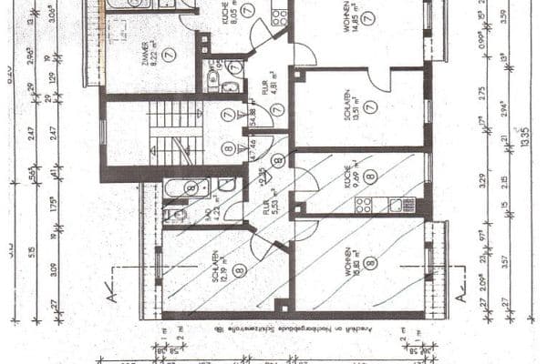 Pronájem bytu 3+1 55 m², Schützenstr. 23, Augsburg Pronájem bytu 3+1 55 m², Schützenstr. 23, Augsburg