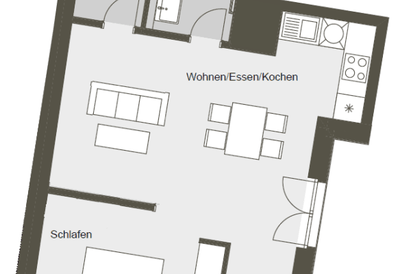 Pronájem bytu 1+1 57 m², Berlin, Berlín Pronájem bytu 1+1 57 m², Berlin, Berlín