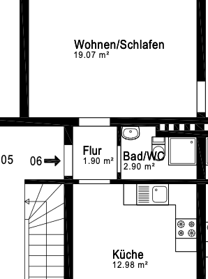 Pronájem bytu 2+1 47 m², Birkenweg 6, Siegburg Pronájem bytu 2+1 47 m², Birkenweg 6, Siegburg