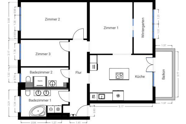 Prodej bytu 3+kk 94 m², Berlin, Berlín Prodej bytu 3+kk 94 m², Berlin, Berlín