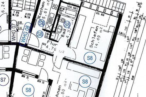 Pronájem bytu 2+1 54 m², Rhönstr. 3, Kirrlach Pronájem bytu 2+1 54 m², Rhönstr. 3, Kirrlach