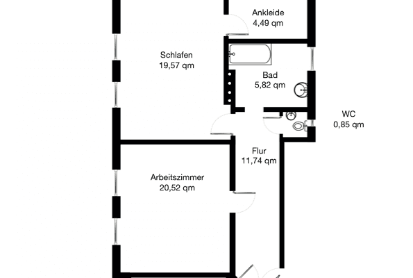 Prodej bytu 3+1 96 m², Prieser Strand 14, Kiel-Friedrichsort Prodej bytu 3+1 96 m², Prieser Strand 14, Kiel-Friedrichsort
