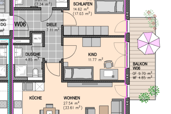 Pronájem bytu 3+1 75 m², Hötzlring 20, München, Bavorsko Pronájem bytu 3+1 75 m², Hötzlring 20, München, Bavorsko