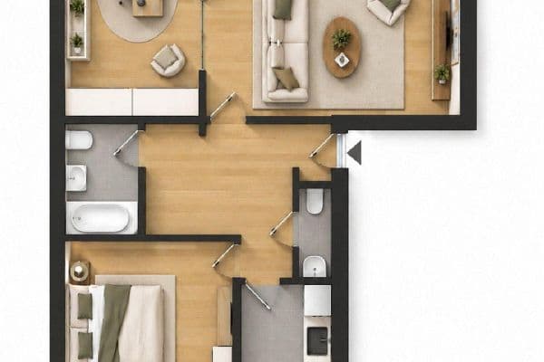 Prodej bytu 3+1 91 m², München, Bavorsko Prodej bytu 3+1 91 m², München, Bavorsko