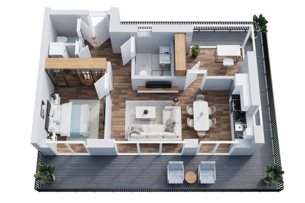 Prodej bytu 4+1 71 m², Zeilheck 10, Aßlar, Hessen Prodej bytu 4+1 71 m², Zeilheck 10, Aßlar, Hessen