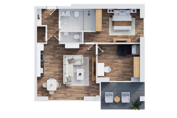 Prodej bytu 3+1 71 m², Zeilheck 10, Aßlar, Hessen Prodej bytu 3+1 71 m², Zeilheck 10, Aßlar, Hessen