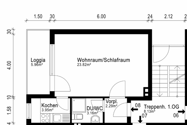 Pronájem bytu 1+1 37 m², Niddablick 1, Bad Vilbel Pronájem bytu 1+1 37 m², Niddablick 1, Bad Vilbel