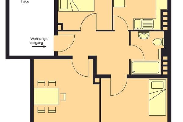Pronájem bytu 3+1 60 m², Kiel, Šlesvicko-Holštýnsko Pronájem bytu 3+1 60 m², Kiel, Šlesvicko-Holštýnsko