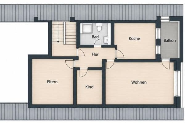 Prodej bytu 3+1 67 m², Neusäß Prodej bytu 3+1 67 m², Neusäß
