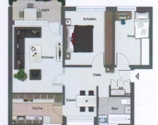 Prodej bytu 3+kk 76 m², Schäffleweg 9A, Dortmund, Severní Porýní-Vestfálsko Prodej bytu 3+kk 76 m², Schäffleweg 9A, Dortmund, Severní Porýní-Vestfálsko