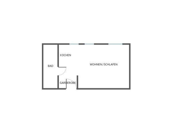 Prodej bytu 1+1 26 m², Neckarauerstraße 45, Mannheim, Bádensko-Württembersko Prodej bytu 1+1 26 m², Neckarauerstraße 45, Mannheim, Bádensko-Württembersko