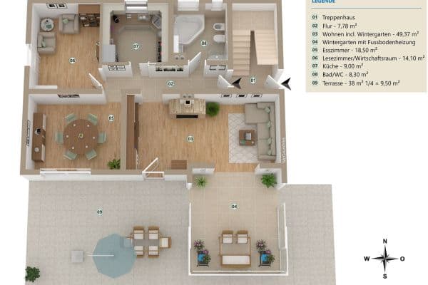 Prodej domu 204 m², pozemek 746 m², Baldham, Bavorsko Prodej domu 204 m², pozemek 746 m², Baldham, Bavorsko