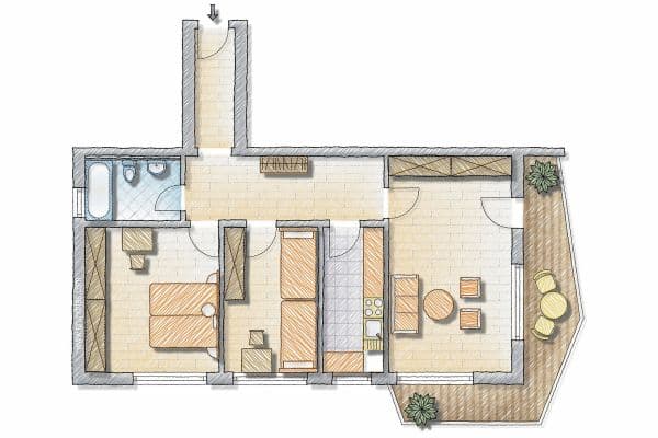 Pronájem bytu 3+1 78 m², Wolfsgäßchen 5d, Augsburg, Bavorsko Pronájem bytu 3+1 78 m², Wolfsgäßchen 5d, Augsburg, Bavorsko