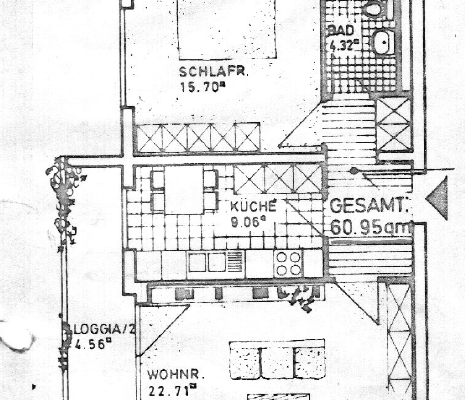 Pronájem bytu 2+1 61 m², Lipsweg 2, Erlangen, Bavorsko Pronájem bytu 2+1 61 m², Lipsweg 2, Erlangen, Bavorsko