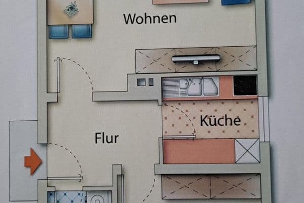 Pronájem bytu 2+1 49 m², Filderstadt Bonlanden Pronájem bytu 2+1 49 m², Filderstadt Bonlanden
