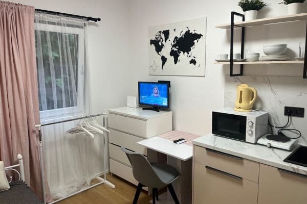 Pronájem bytu 1+kk 15 m², Plzeňská, Praha Pronájem bytu 1+kk 15 m², Plzeňská, Praha