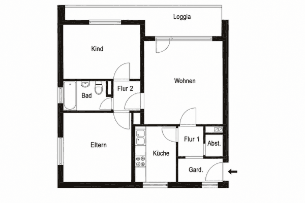 Pronájem bytu 3+1 72 m², München, Bavorsko Pronájem bytu 3+1 72 m², München, Bavorsko