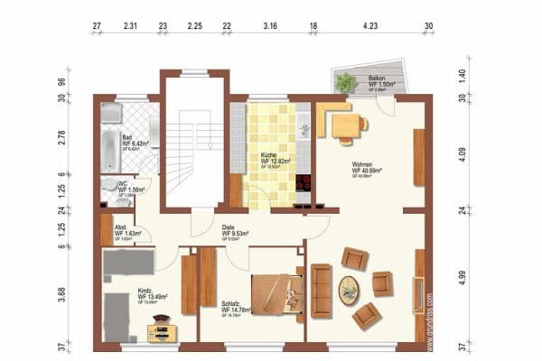 Pronájem bytu 4+1 98 m², Liebknechtstraße 94, Oberhausen Pronájem bytu 4+1 98 m², Liebknechtstraße 94, Oberhausen