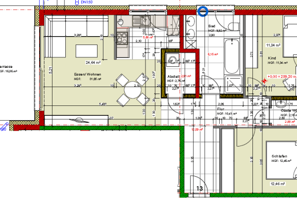 Pronájem bytu 3+kk 87 m², Am Bahndamm 3, Bad Säckingen-Wallbach Pronájem bytu 3+kk 87 m², Am Bahndamm 3, Bad Säckingen-Wallbach
