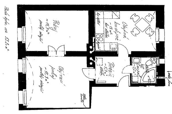 Pronájem bytu 2+1 53 m², Roháčova, Praha Pronájem bytu 2+1 53 m², Roháčova, Praha