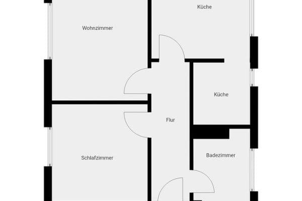 Pronájem bytu 3+1 46 m², Metzer Straße 11, Köln Pronájem bytu 3+1 46 m², Metzer Straße 11, Köln