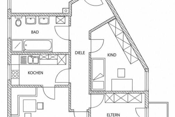 Prodej bytu 3+1 73 m², Schwabmünchen Prodej bytu 3+1 73 m², Schwabmünchen