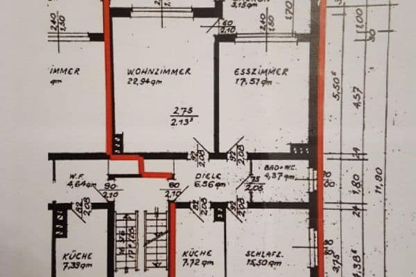 Pronájem bytu 3+1 81 m², Wolfenbüttlerstr 22, Hannover, Dolní Sasko Pronájem bytu 3+1 81 m², Wolfenbüttlerstr 22, Hannover, Dolní Sasko