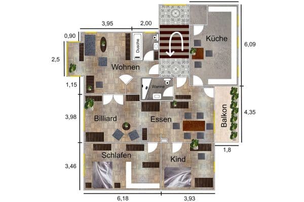 Prodej bytu 5+1 134 m², Auf dem Holte 34, Bochum Prodej bytu 5+1 134 m², Auf dem Holte 34, Bochum