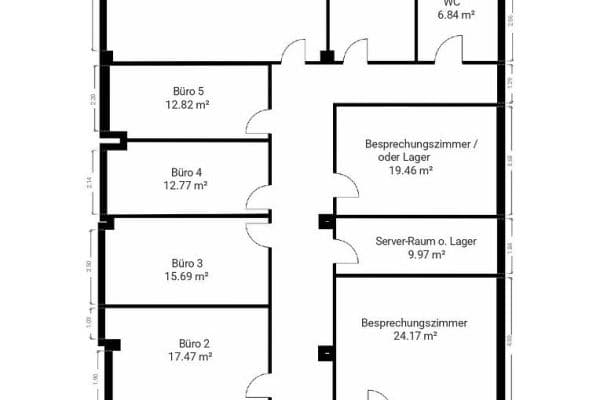 Pronájem kanceláře 270 m², Stockumer Straße 28, Witten Pronájem kanceláře 270 m², Stockumer Straße 28, Witten