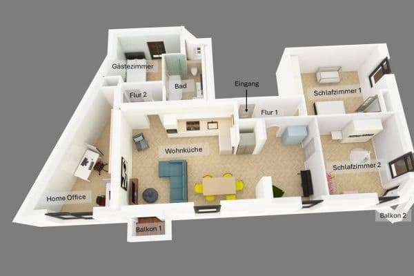 Prodej bytu 5+1 123 m², Lange Rötterstr. 24, Mannheim, Bádensko-Württembersko Prodej bytu 5+1 123 m², Lange Rötterstr. 24, Mannheim, Bádensko-Württembersko