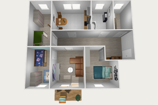 Pronájem bytu 4+1 84 m², Zum Stockbrunnen 3-5, Frohburg Pronájem bytu 4+1 84 m², Zum Stockbrunnen 3-5, Frohburg