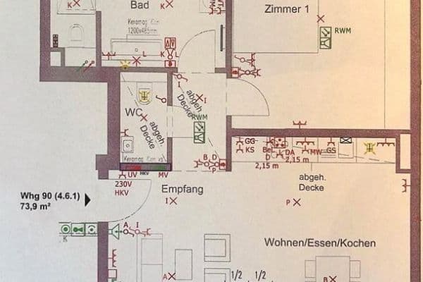 Pronájem bytu 2+1 74 m², Alte Jakobstraße 48, Berlin, Berlín Pronájem bytu 2+1 74 m², Alte Jakobstraße 48, Berlin, Berlín