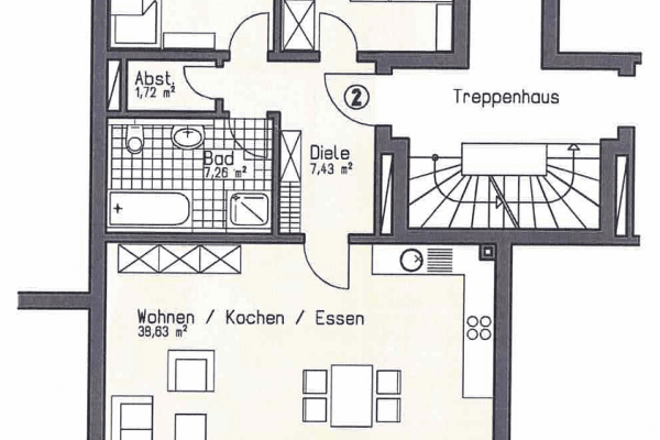 Prodej bytu 3+1 87 m², Leverkusen Prodej bytu 3+1 87 m², Leverkusen